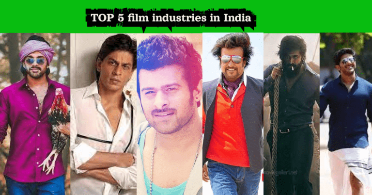 Top five film industries in India